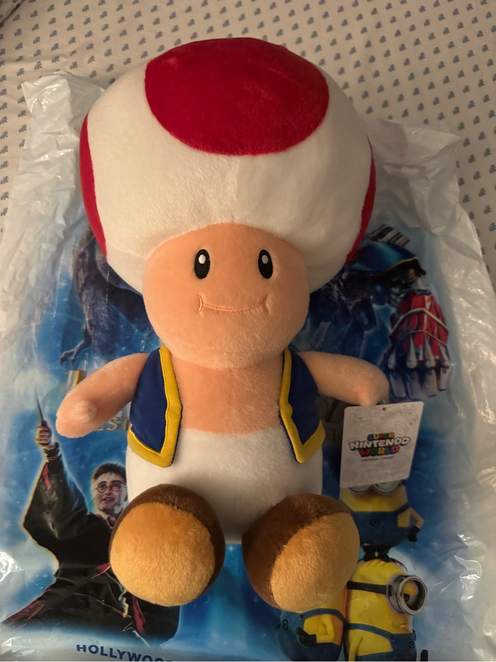 Nintendo Toad Plush Doll - Red, White, Blue, Yellow, Brown
